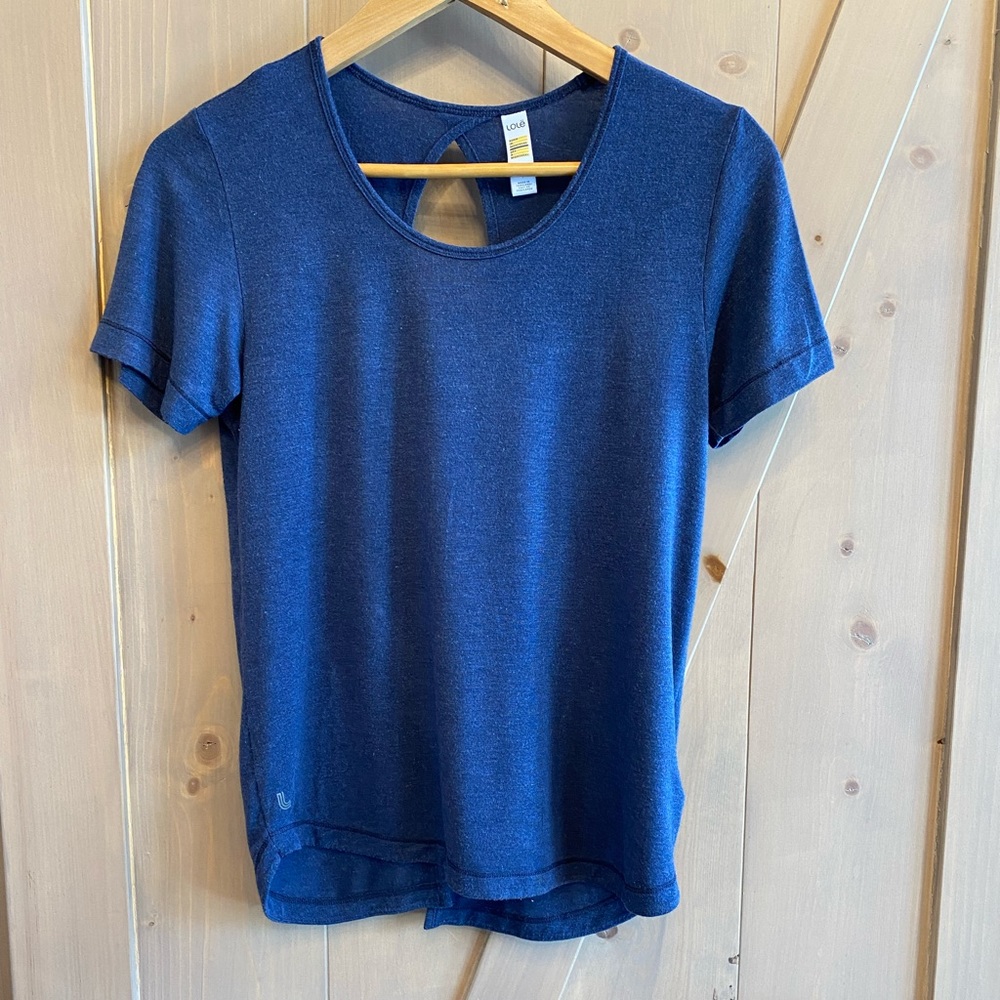 XS Navy Lole Top